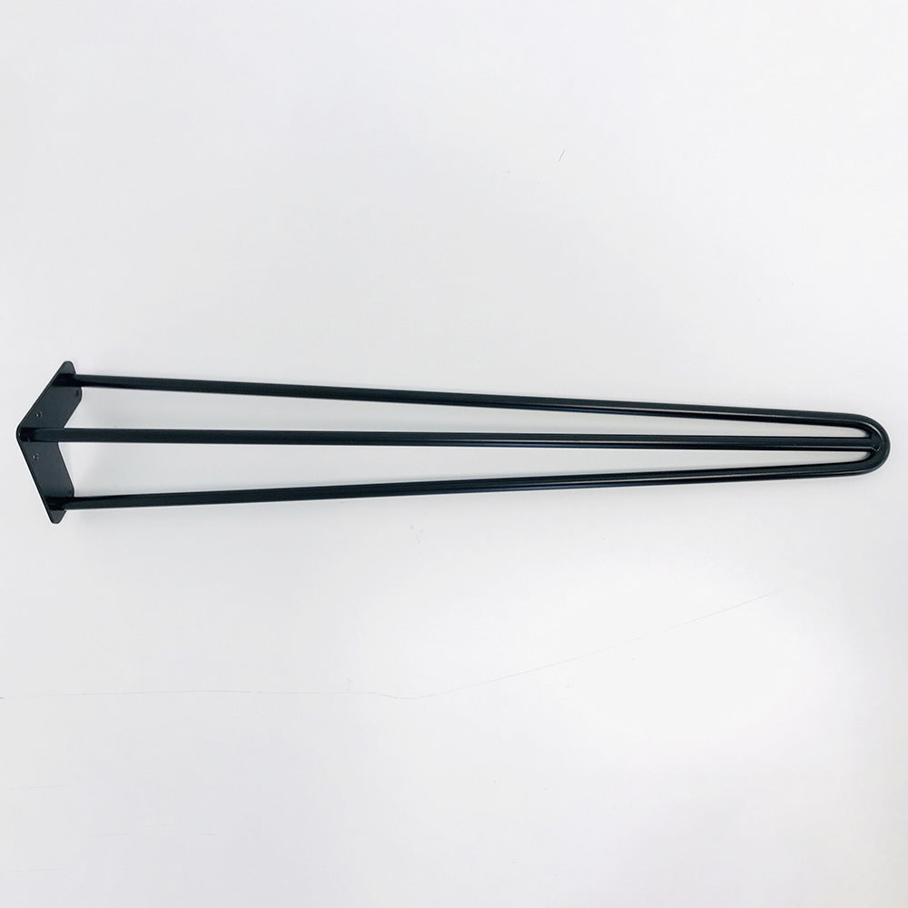 piétement de table hairpin pour restaurant salon noir promo 