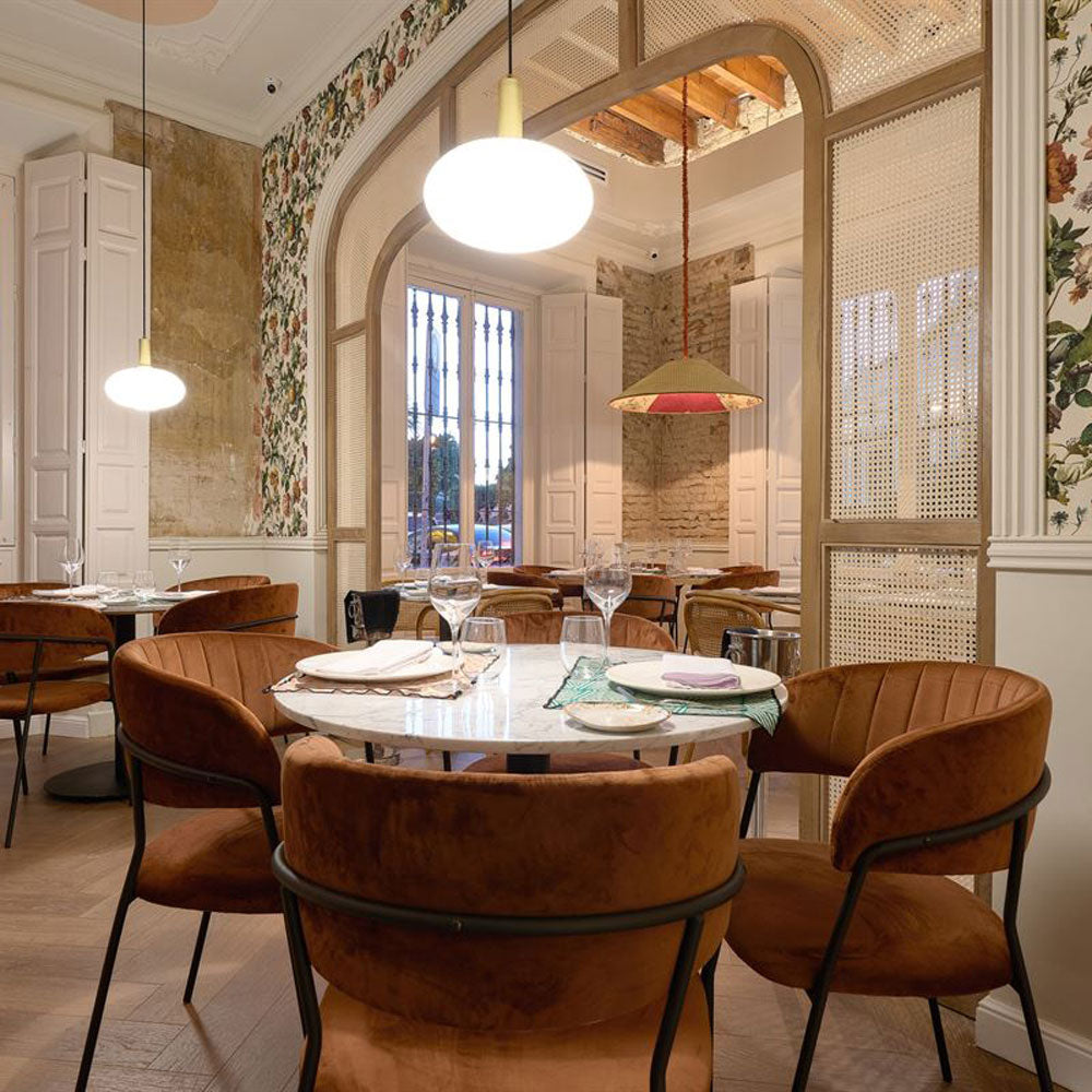 Chaise de restaurant pour int�rieur DAMAS � mobilier int�rieur RestooTab