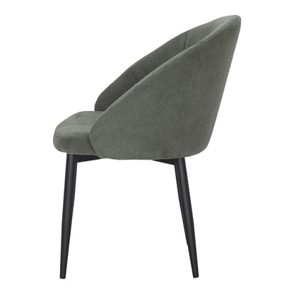 Chaise tapissée style contemporain, idéale pour brasseries et restaurants. Conçue pour un usage professionnel en intérieur.