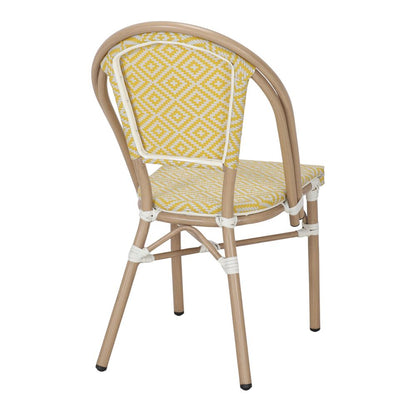 Chaise tapissée style contemporain, idéale pour brasseries et restaurants. Conçue pour un usage professionnel en intérieur.