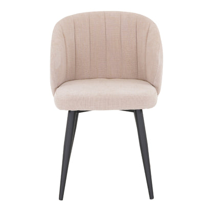 Chaise tapissée style contemporain, idéale pour brasseries et restaurants. Conçue pour un usage professionnel en intérieur.