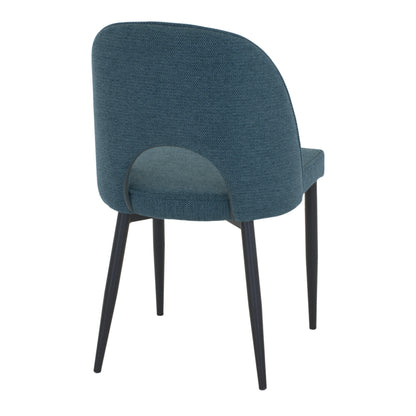 Chaise tapissée style contemporain, idéale pour brasseries et restaurants. Conçue pour un usage professionnel en intérieur.