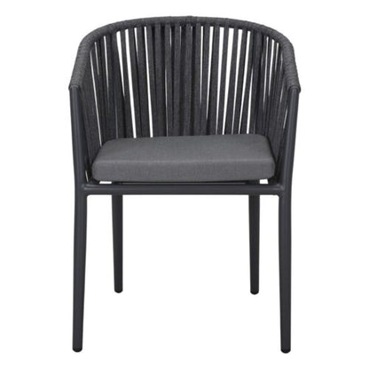 Chaise tapissée style contemporain, idéale pour brasseries et restaurants. Conçue pour un usage professionnel en intérieur.