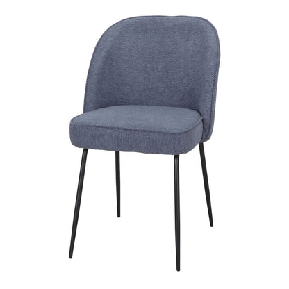 Chaise tapissée style contemporain, idéale pour brasseries et restaurants. Conçue pour un usage professionnel en intérieur.