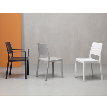 Chaise de restaurant EMI - mobilier extérieur terrasse RestooTab