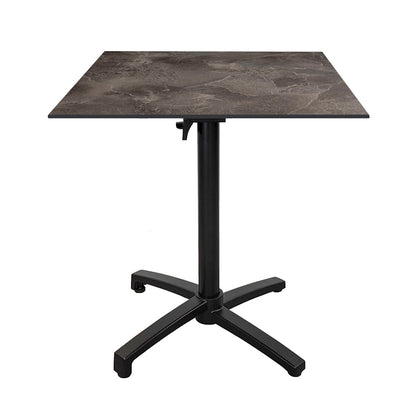 Table de terrasse Diabolo 70x70cm cuma dark