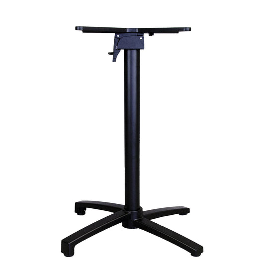 Pied de table mange-debout extérieur noir Diabolo