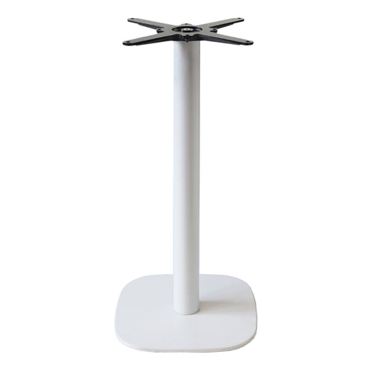 pied de table mange-debout de restaurant blanc Round RestooTab