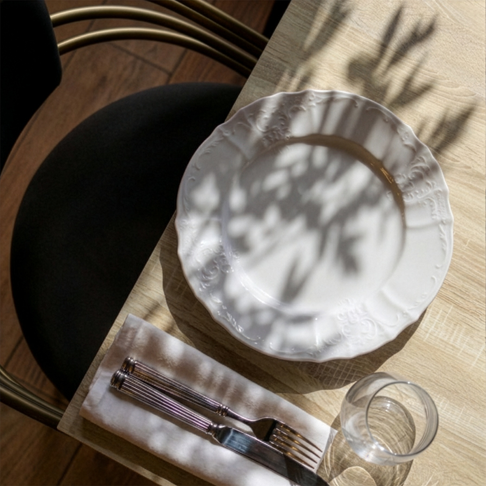 Plateau de table extérieur Chêne bastide - Compact HPL