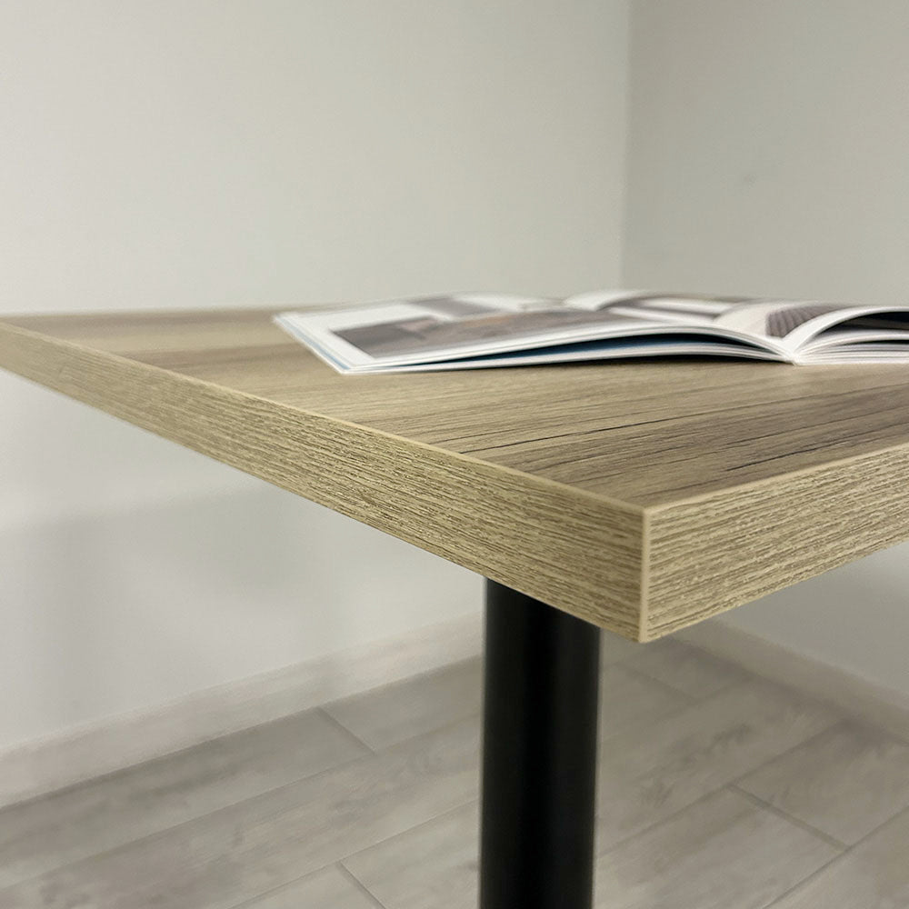 plateau de table sur mesure décor chêne delano pour restaurant Restootab