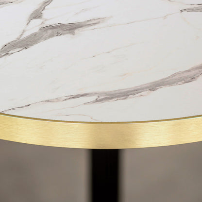 plateau de table sur mesure restaurant marbre blanc restootab