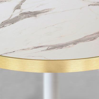 plateau de table sur mesure restaurant marbre blanc restootab