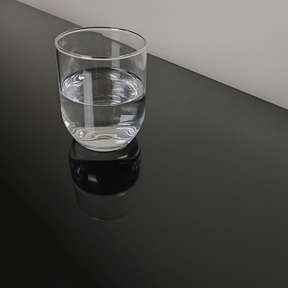 plateau de table sur mesure restaurant noir brillant  restootab