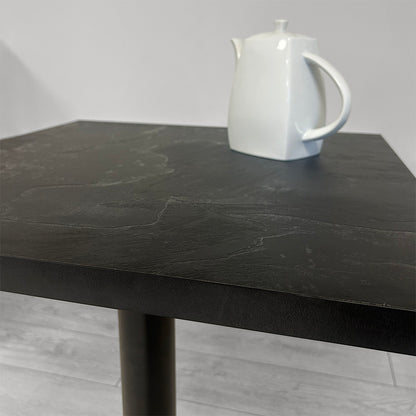 plateau de table sur mesure décor noir Moon