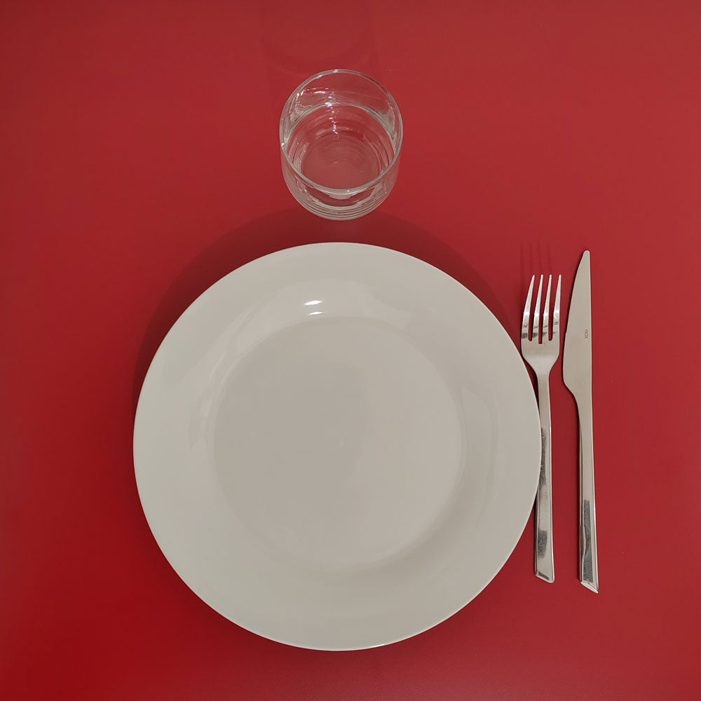 plateau de table sur mesure restaurant rouge restootab