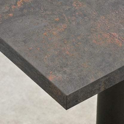 plateau de table sur mesure restaurant underground rouille restootab