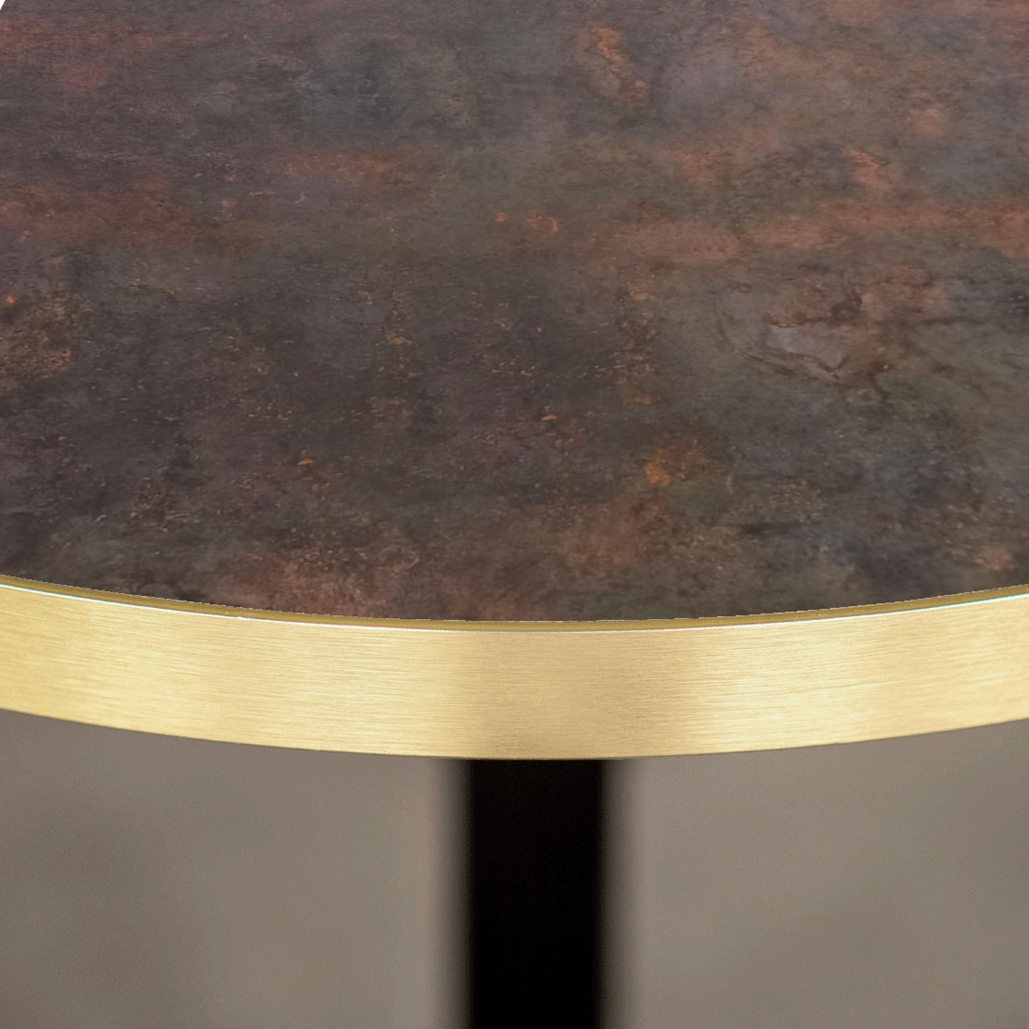 plateau de table sur mesure restaurant underground rouille restootab