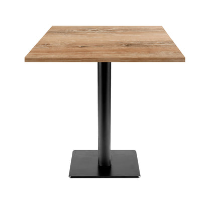 Table de restaurant milan carrée 70x70cm chene slovene