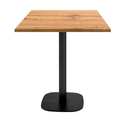 Mange-debout hauteur snack round carré 70x70cm chene armor