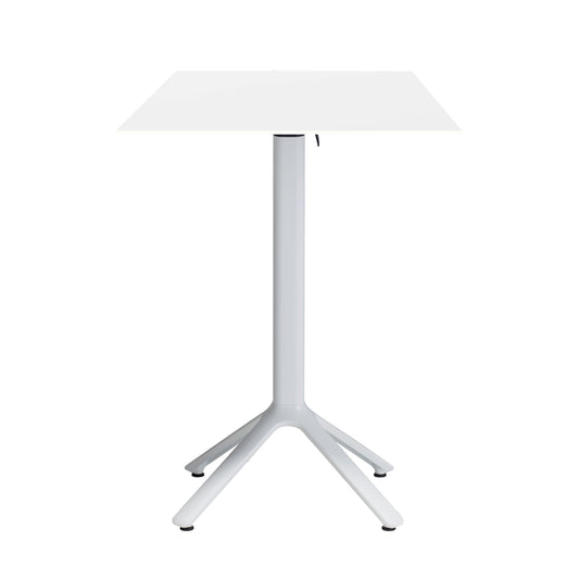 table mange debout terrasse pliable nemo blanc 60x60cm blanc ame blanche RestooTab