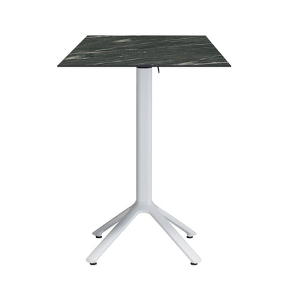table mange debout terrasse pliable nemo blanc 60x60cm calypso RestooTab