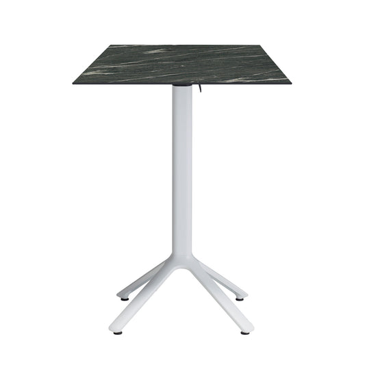 table mange debout terrasse pliable nemo blanc 60x60cm calypso RestooTab