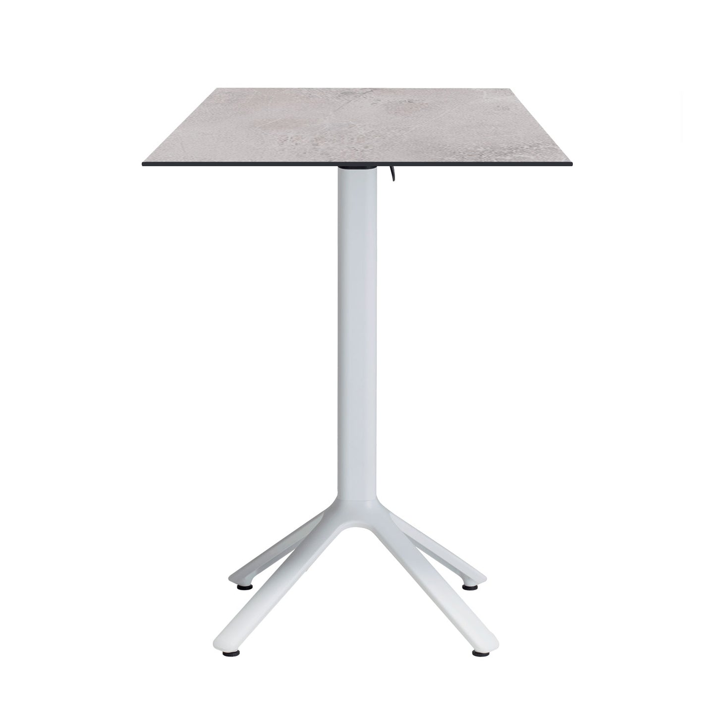 table mange debout terrasse pliable nemo blanc 60x60cm cuma light RestooTab