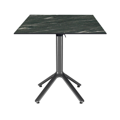 table terrasse pliable nemo noir 70x70cm calypso RestooTab