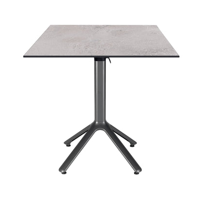 table terrasse pliable nemo noir 70x70cm cuma light RestooTab