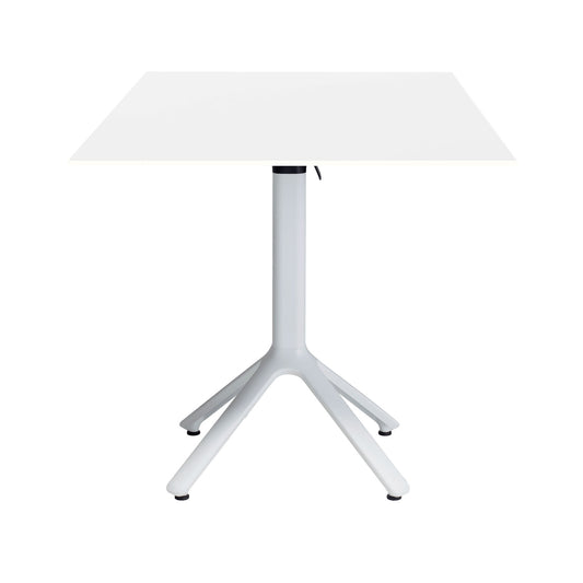 table terrasse pliable nemo blanc 70x70cm blanc ame blanche RestooTab