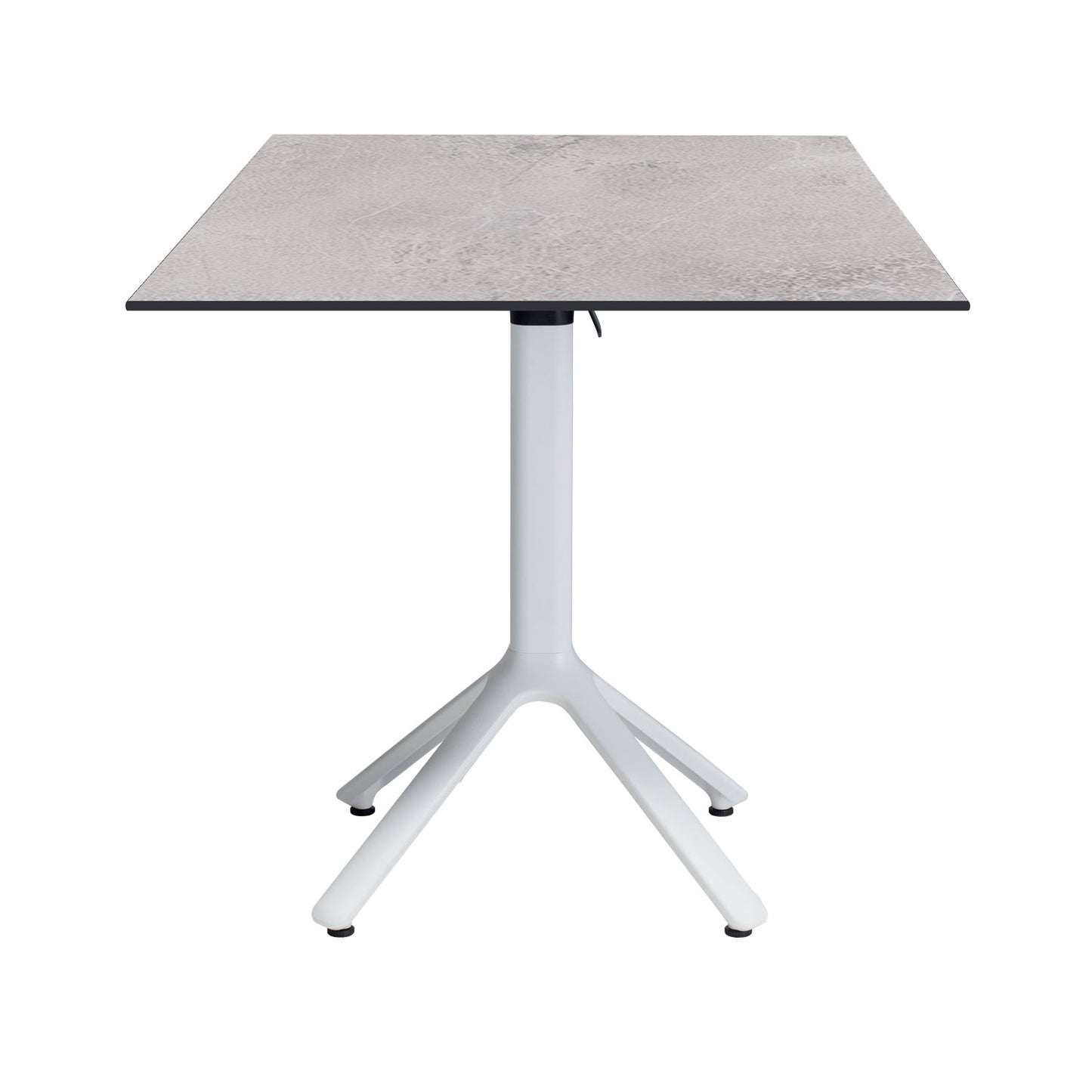 table terrasse pliable nemo blanc 70x70cm cuma light RestooTab